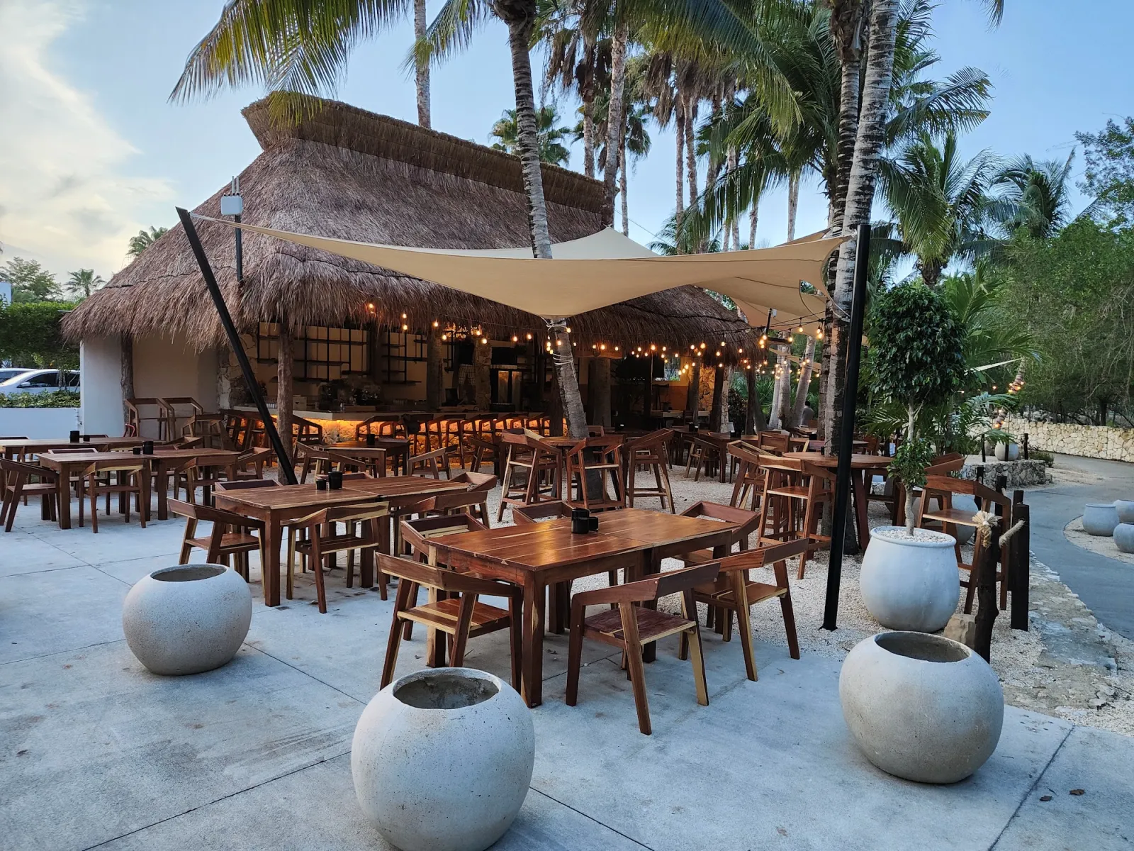 Jool Bolom terrace, one of the restaurants inside the Country Club