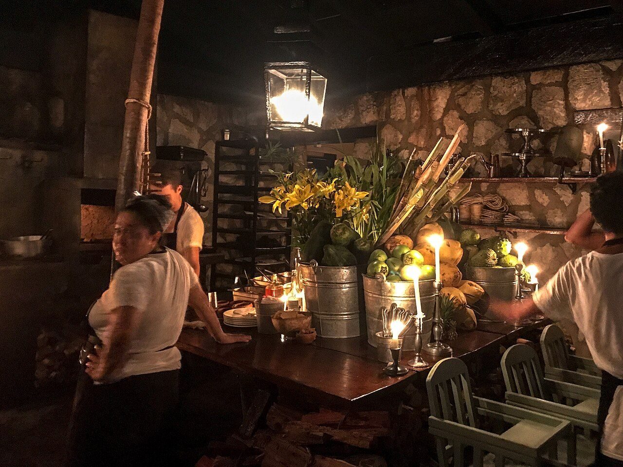 Hartwood open kitchen